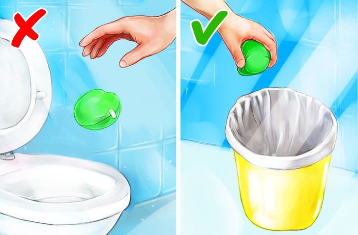 how to dispose of your sanitary pad